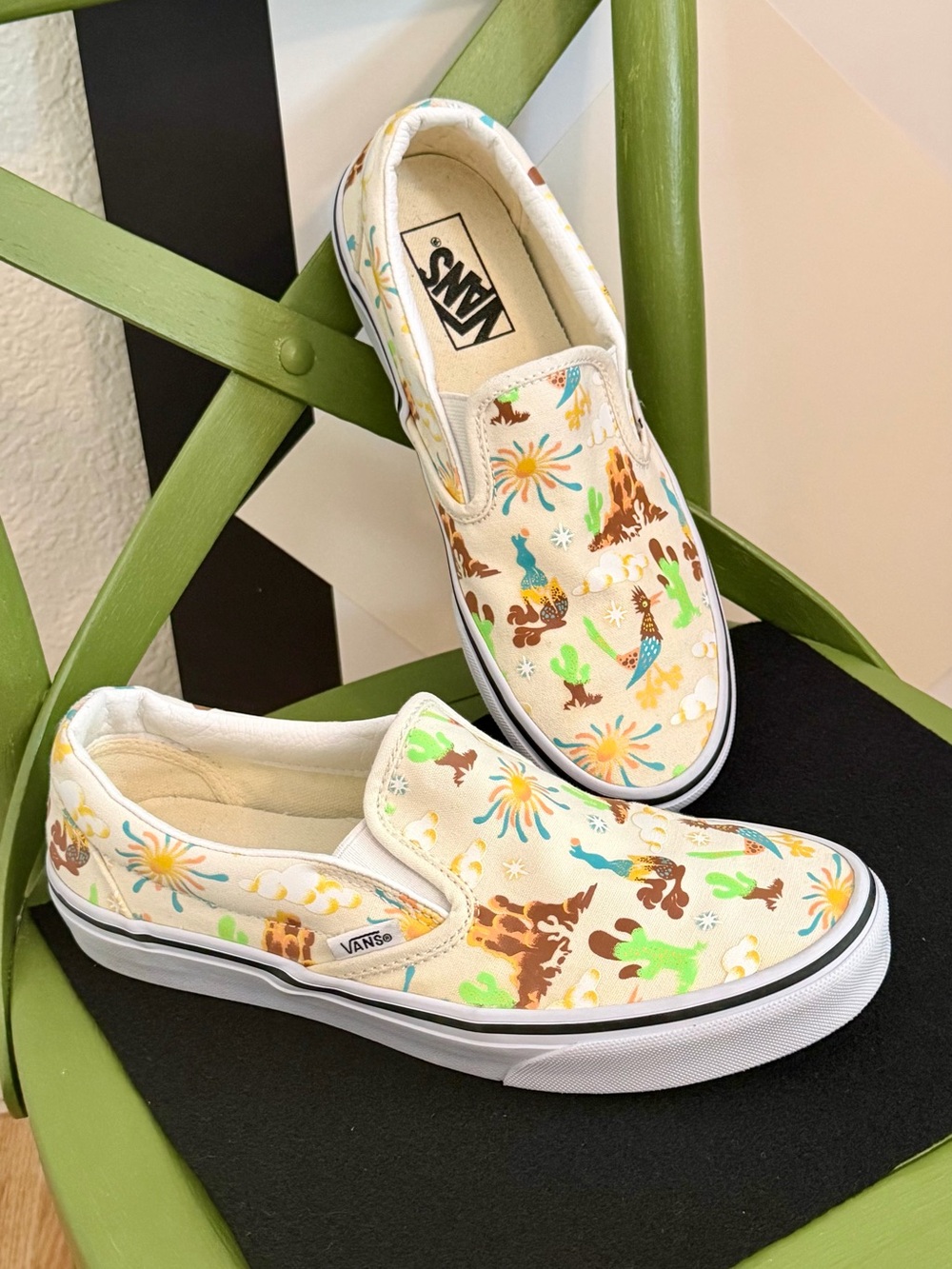 Vans Classic Slip-On “Desert Vibes” — Women’s Size 8